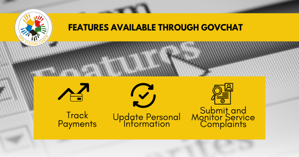 Features Available Through GovChat