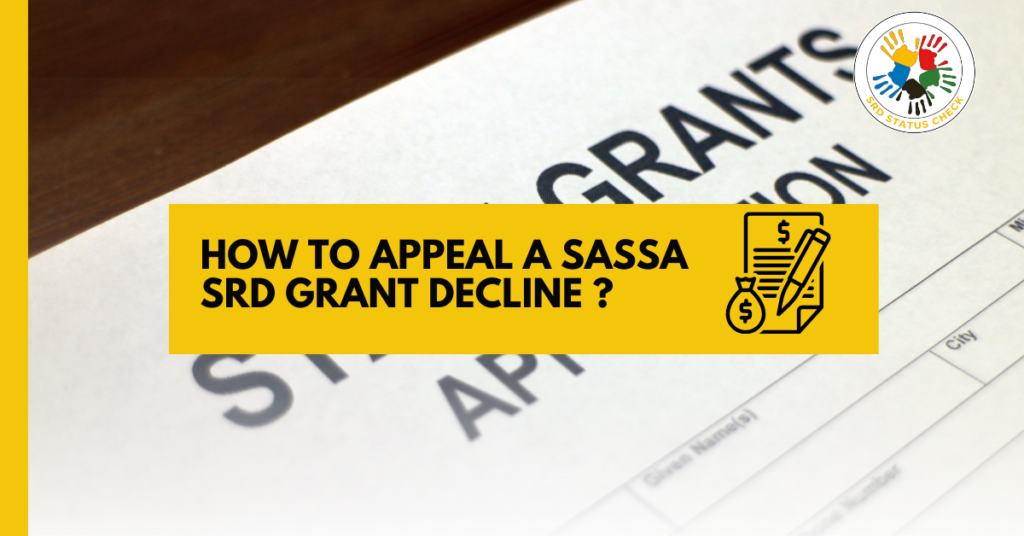 How to Appeal a SASSA SRD Grant Decline