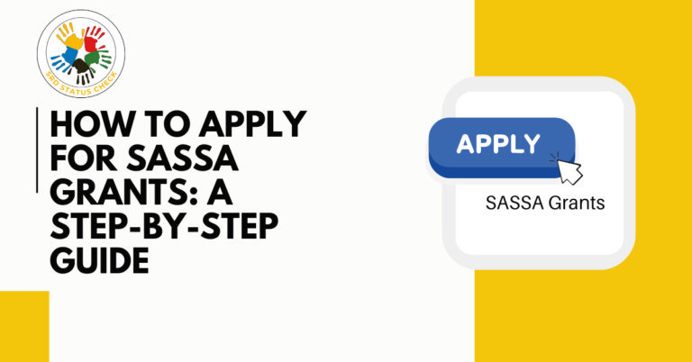 how to apply for sassa grant